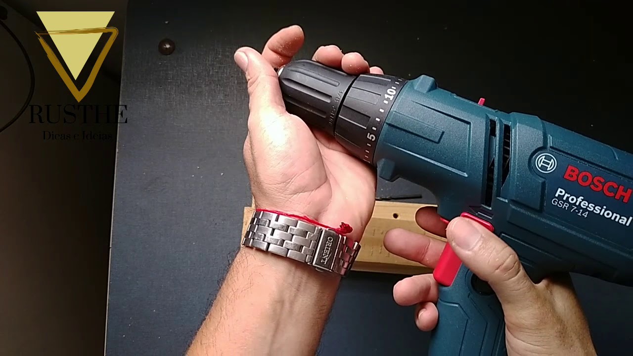 Cuidado com #parafusadeirabosch GSR 7 - 14E.  É MUITO BOA!!!