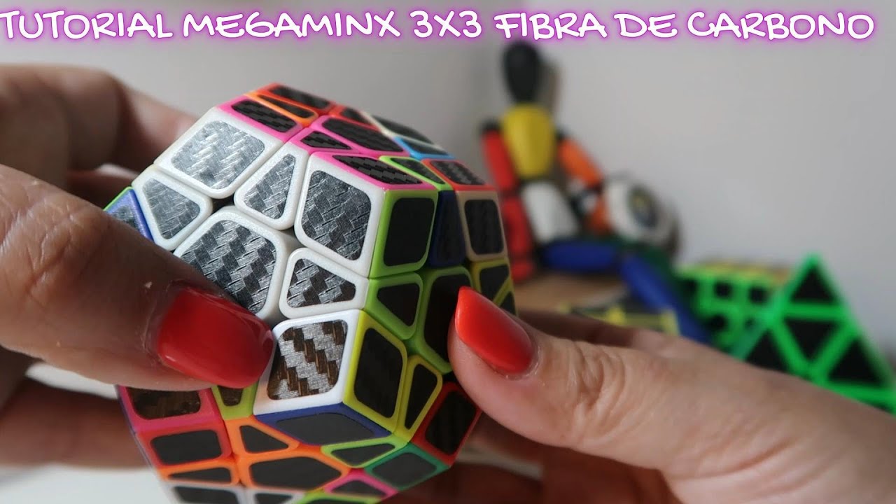 MEGAMINX TUTORIAL DODECAEDRO 3X3 FIBRA DE CARBONO