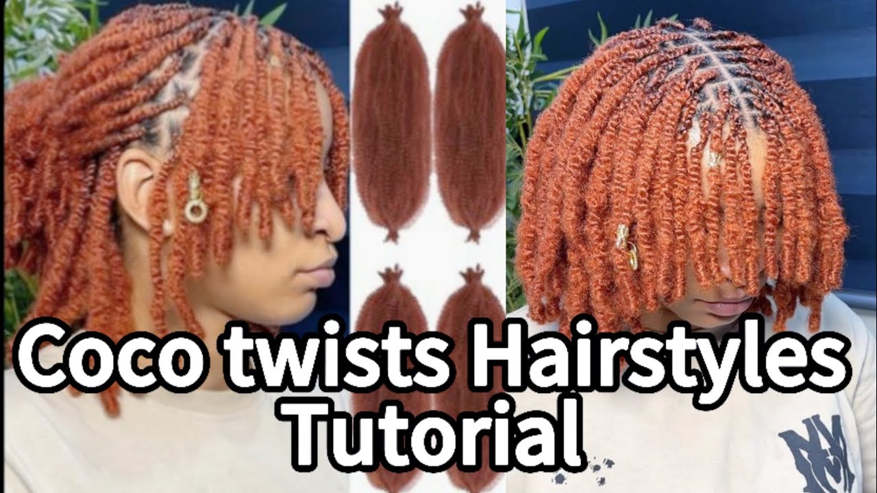 Coco Twist Hairstyles Tutorial| Latest Natural Twist hairstyles for black women 