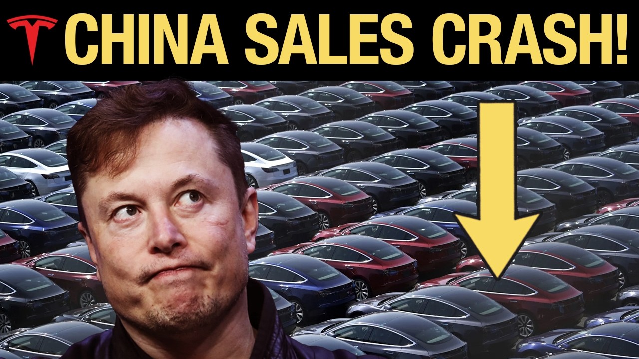 Tesla Sales in China COLLAPSE 45% Year-Over-Year!