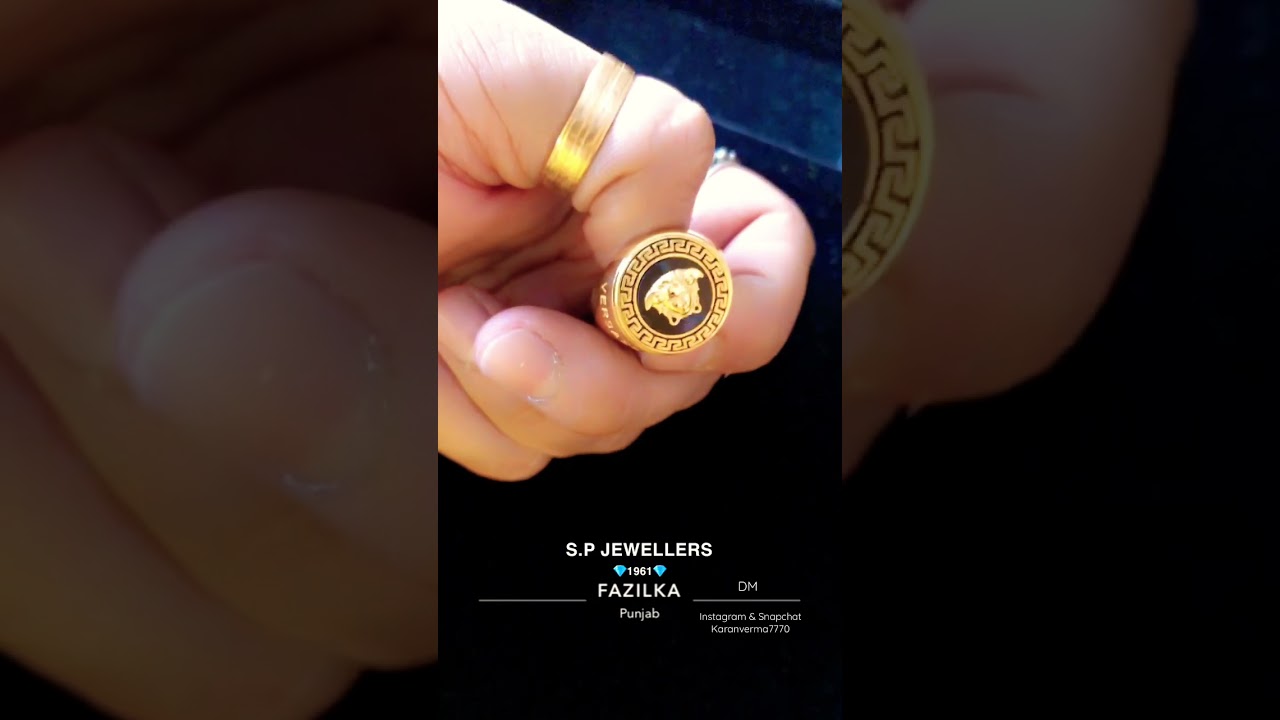 Versace Gents Rings #Karanverma7770 Dm on Instagram @Karanverma7770