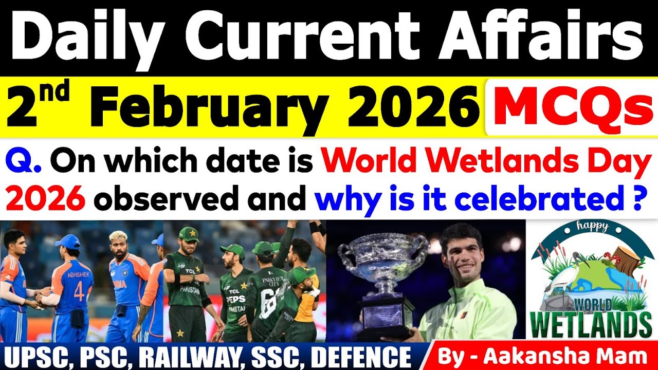 2nd February Current Affairs 2026 | Current Affairs Today | Daily Current Affair 2026 #currentaffair
