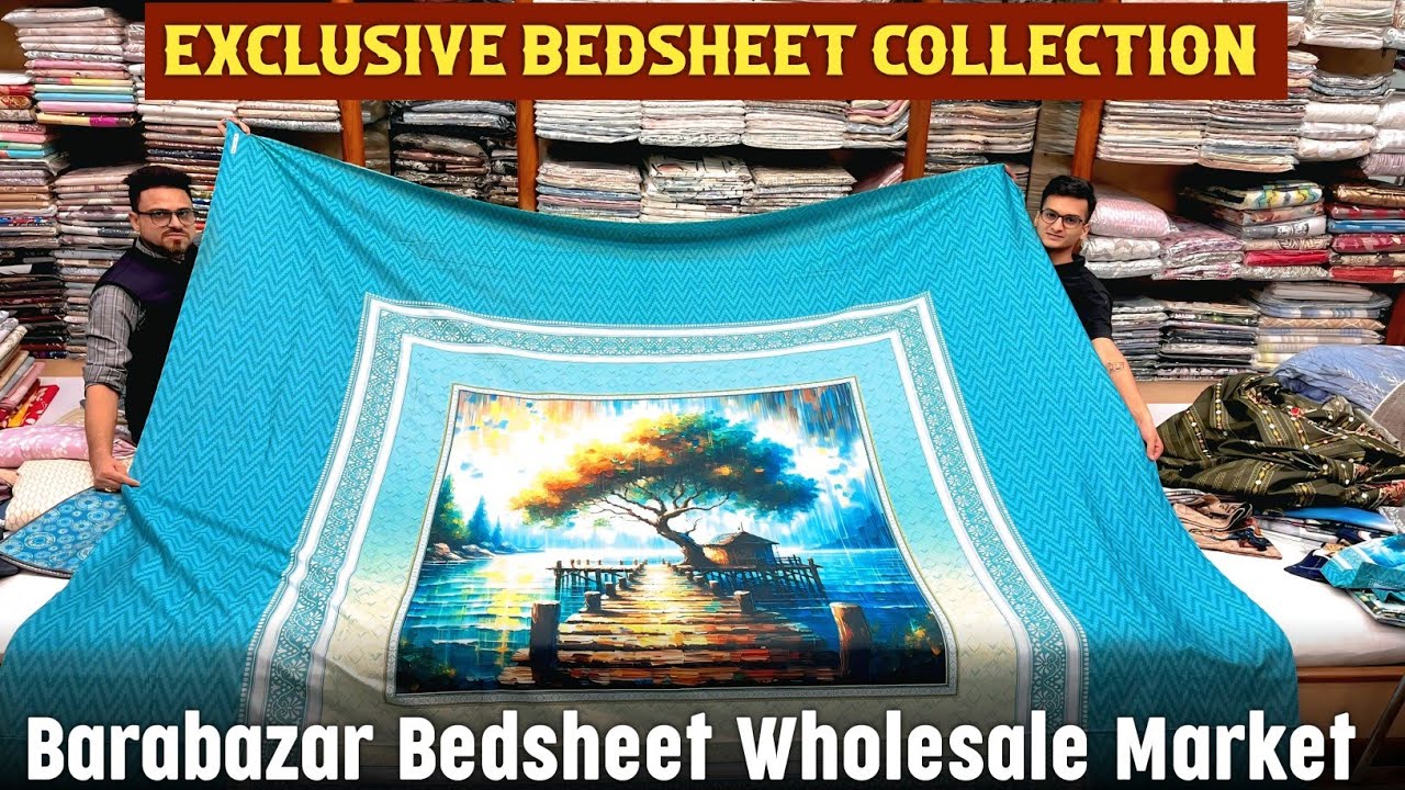 100% Cotton Bedsheet & Fancy Digital Printed Bedsheet Collection/ Single Piece Available - WHOLESALE