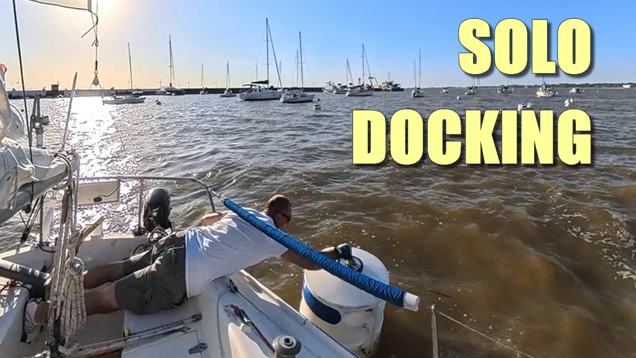 Solo Docking in Colonia | Single-Handed Sailboat Arrival