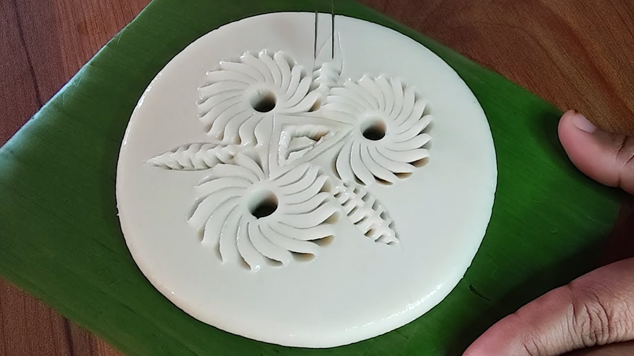Nokshi Pitha design || ফুল পিঠা ||  নকশি পিঠা