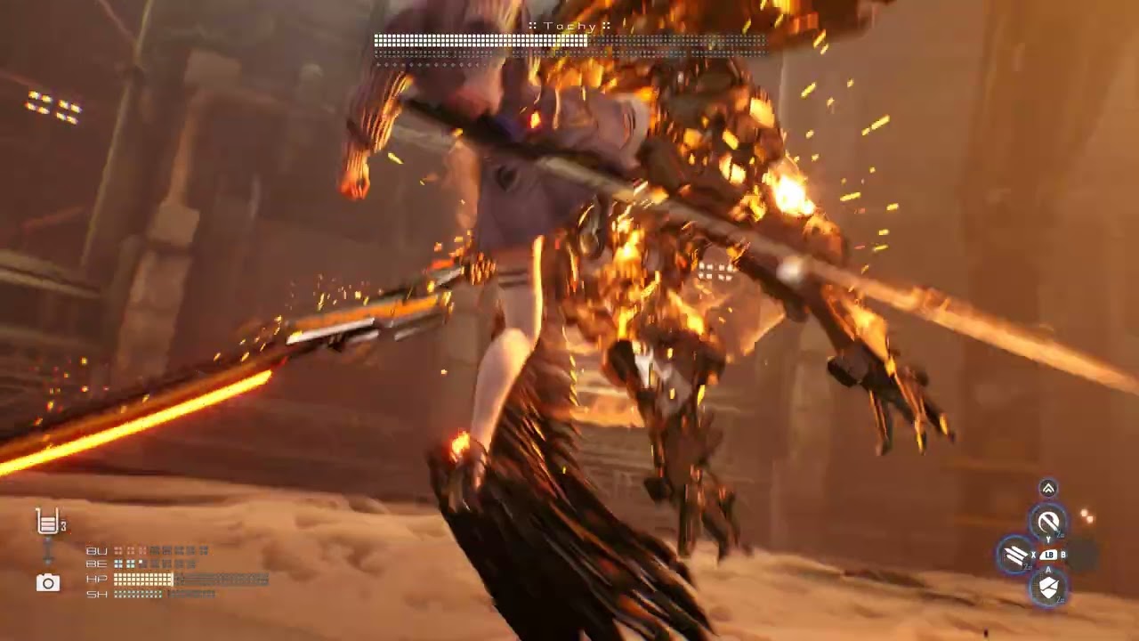 Stellar Blade 2026 02 19   Tachy boss fight (hard mode)