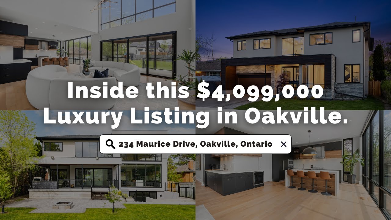Inside this $4,099,000 CUSTOM BUILT Luxury Listing in Oakville, Ontario! | Oakville Real Estate