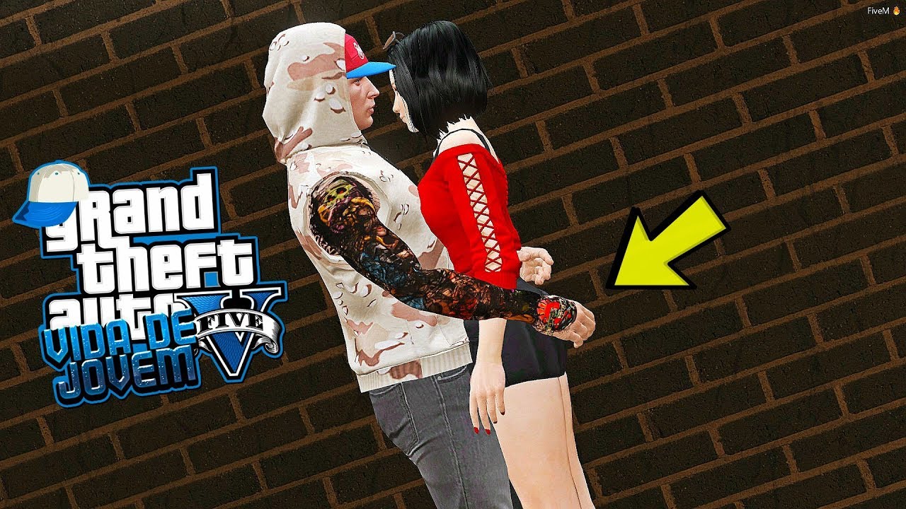 GTA V : VIDA DE JOVEM | Finalmente ROLOU entre EU e a IRMÃ do TJ ! 😍 | EP#37