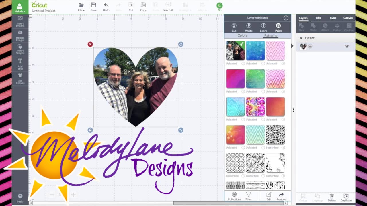 Uploading Photos & Editing Patterns in Cricut Design Space - Beta preview