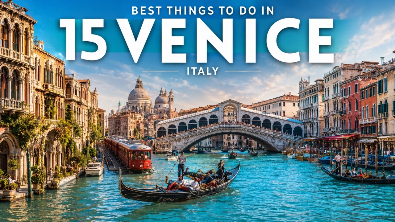 Best Things To Do in Venice Italy 2026 4K