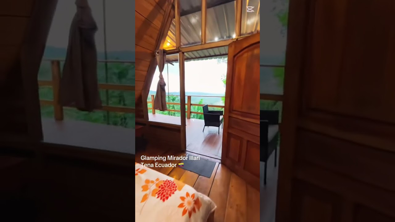 Si visitas la ciudad del Tena, puedes alojarte en nuestro glamping #miradores #napo #tena #glamping