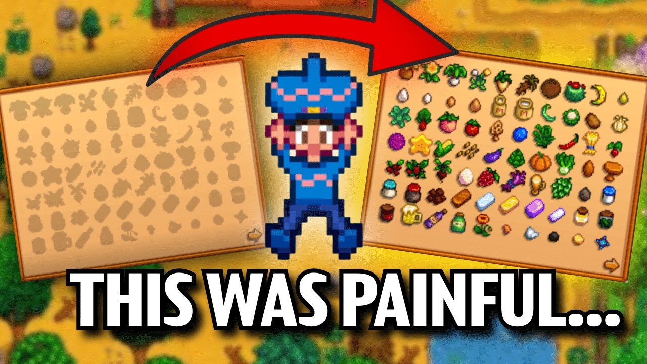 Завершение всей коллекции Stardew Valley Shipping по порядку
