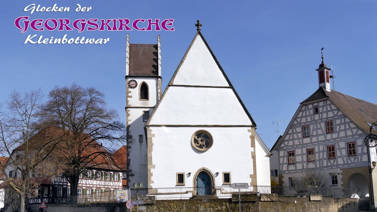 Glocken der Georgskirche Kleinbottwar - Duett der Betglocke und der Zeichenglocke