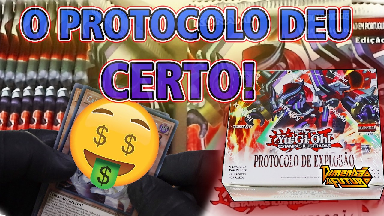 Yugioh Coleção Protoclo de Explosão sorte de mais dessa vez
