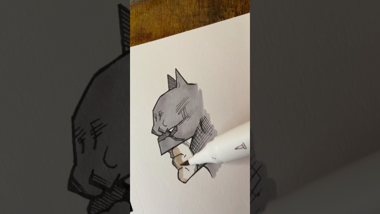 Part 1: Batman🦇✍️ #artistdrawing #art #artist #drawing #batman #dc