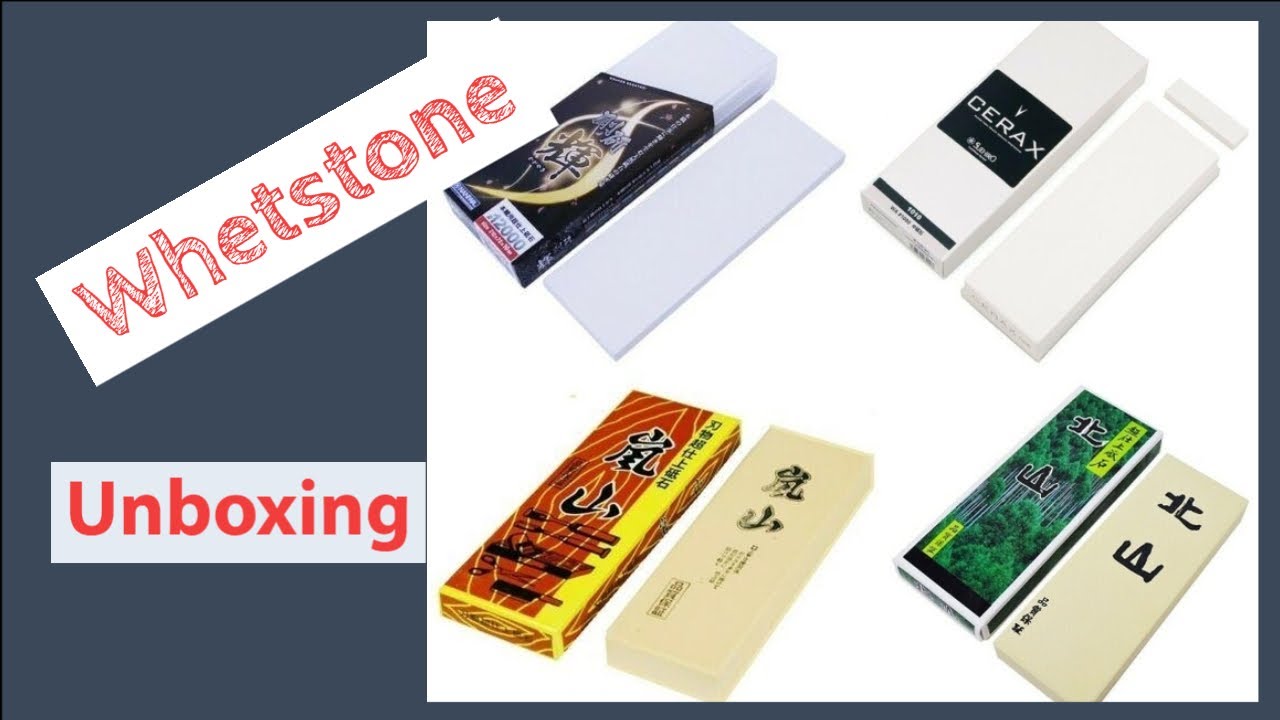 Naniwa, Cerax, Arashiyama, Kitayama whetstones unboxing and first impressions