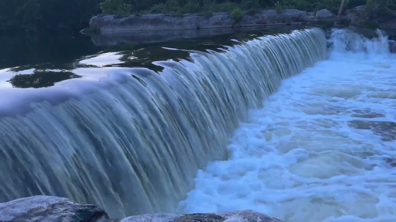 Brushy Creek Waterfall (4K) | Round Rock, TX | 1 Hour | Relaxing Nature Sounds for Sleep