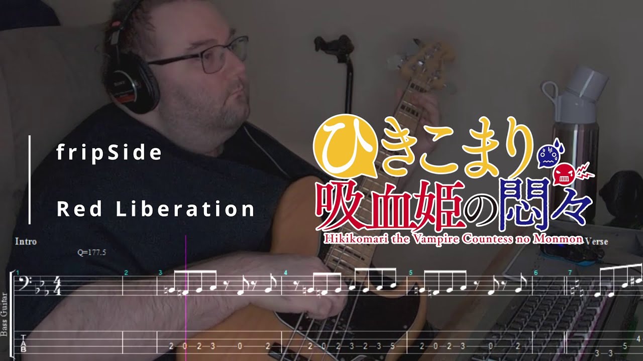 fripSide - Red Liberation | Bass Cover & Play-Along TAB