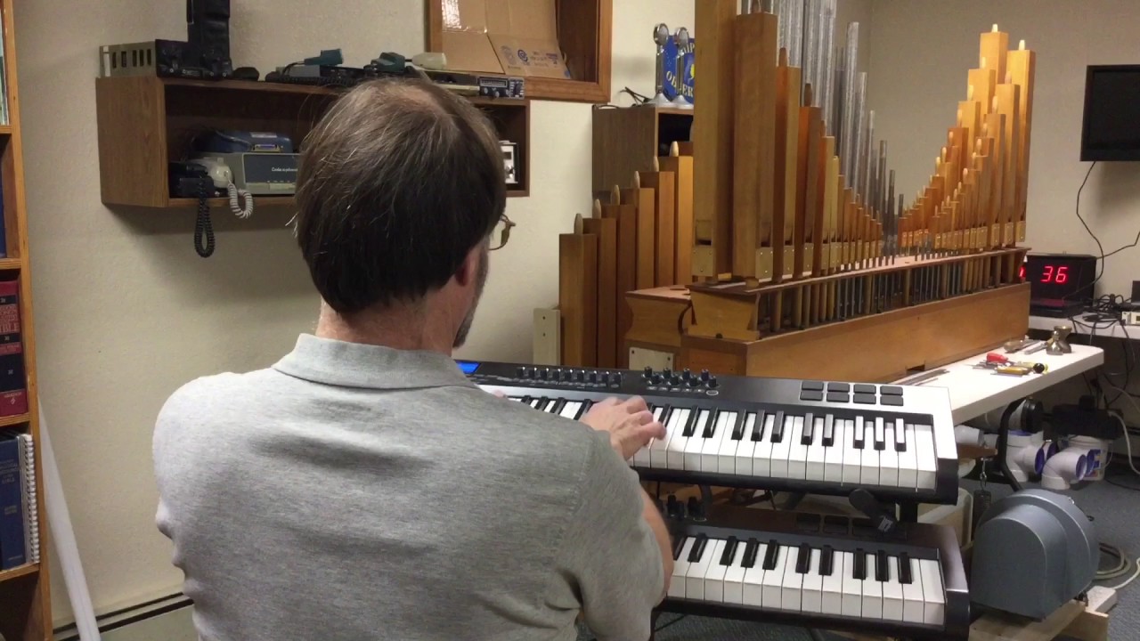 Demo of a Small Unit Pipe Organ