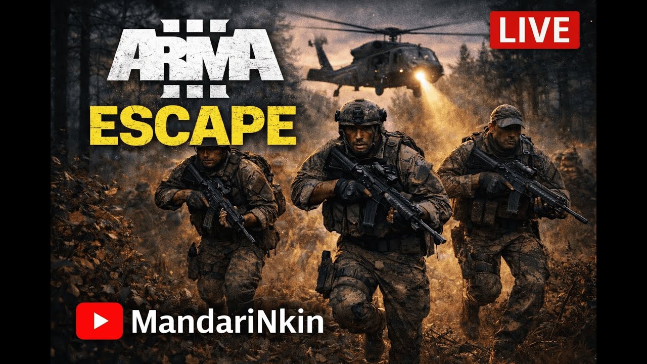 🏃‍♂️ НАС НЕ ПОЙМАЮТ! Сбегаем с острова без снаряжения в Arma 3 Escape.