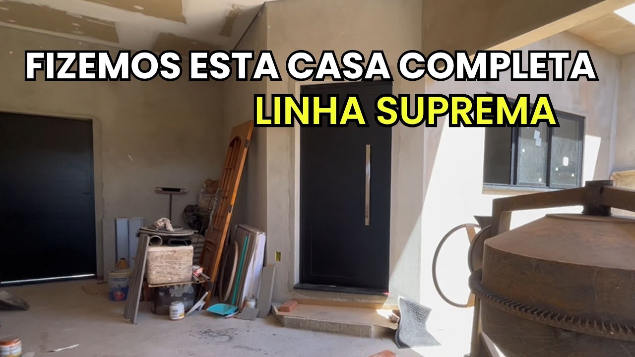 Portas e Janelas em alum&iacute;nio preto | Casa Completa