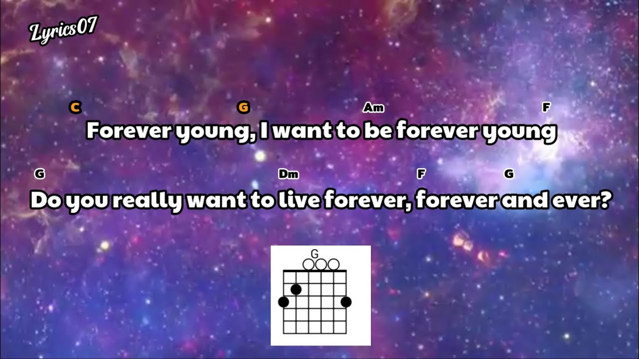 Forever Young Chord Guitar  by Alphaville #guitarlesson