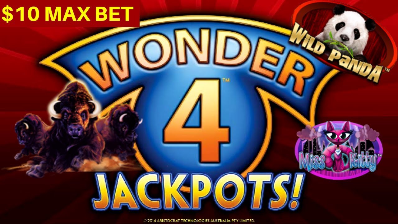 WONDER 4 Slot Machine Max Bet Bonuses Won  | Season 8 | Episode #18