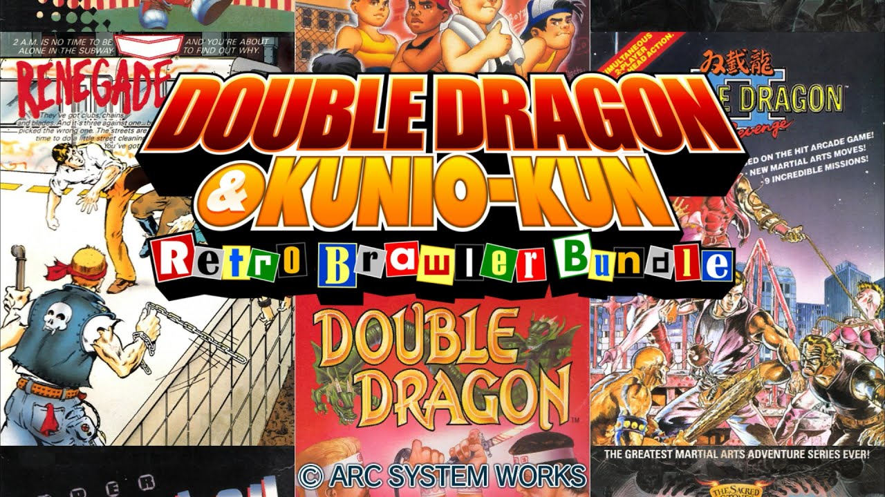 Switch - Double Dragon Kunio Kun Retro Browler Bundle - 4K
