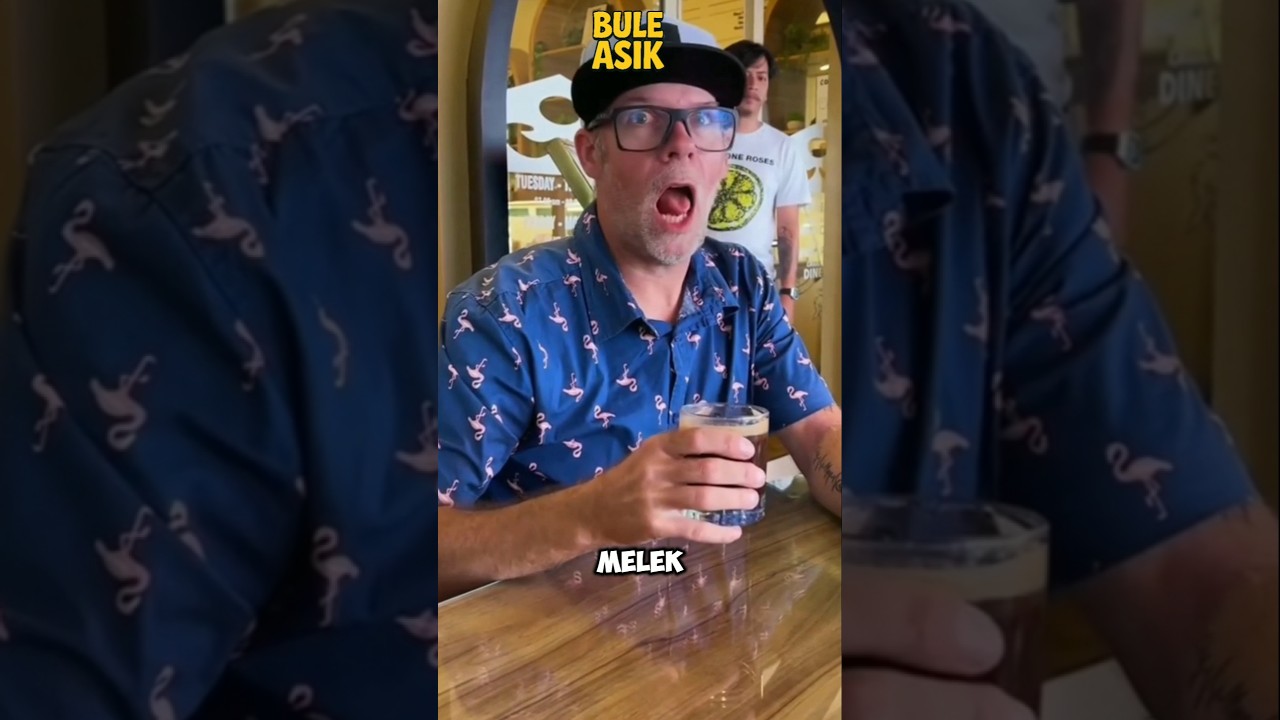 Pak Bule Kaget Cobain Kopi Indonesia #reaksibule #shorts