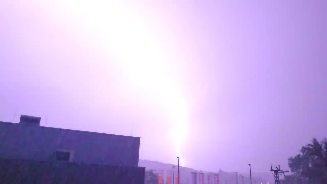 Gewitter mit Blitzeinschlag Emmendingen am 24.08.2023