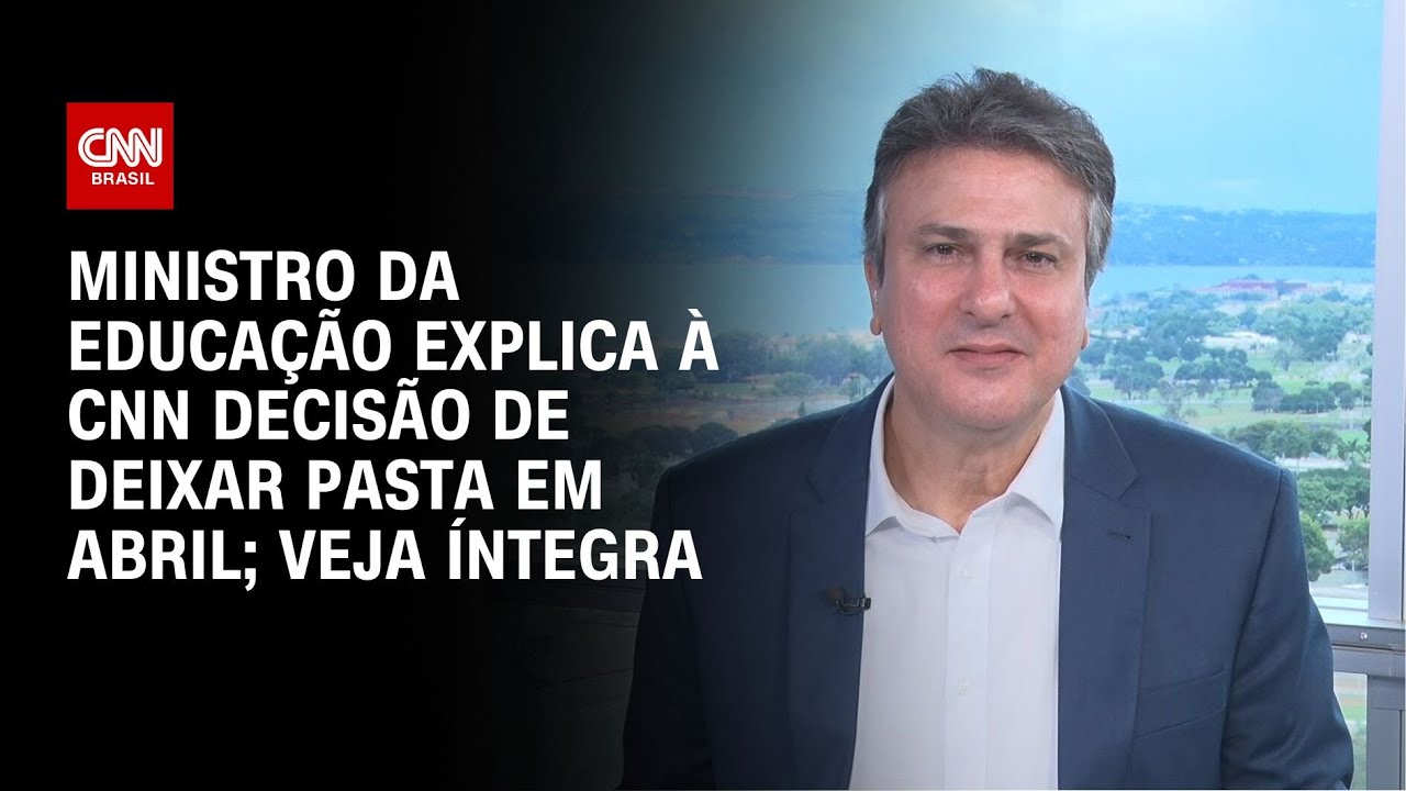 Camilo Santana explica à CNN por que deixará Ministério da Educação em abril | BASTIDORES CNN