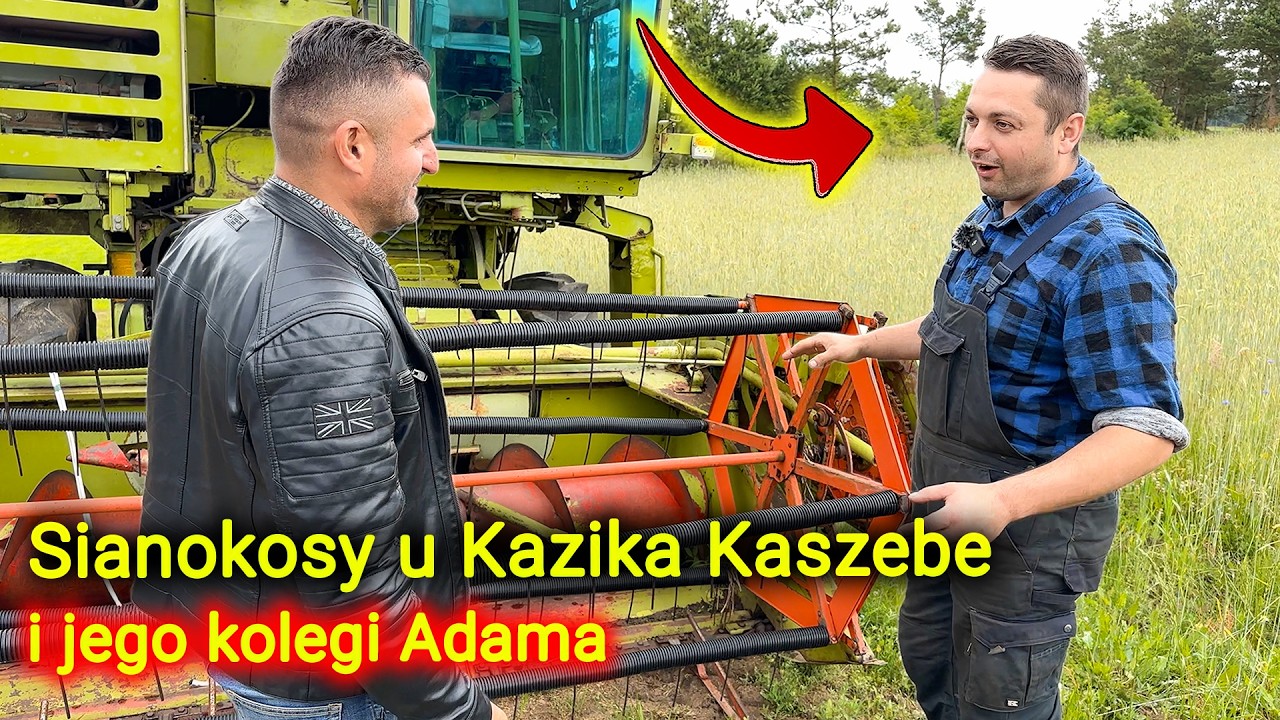 Sianokosy u Kazika Kaszebe 👉 2 pokos nowymi  ciągnikami Arbos i kosiarkami SIP [Korbanek]