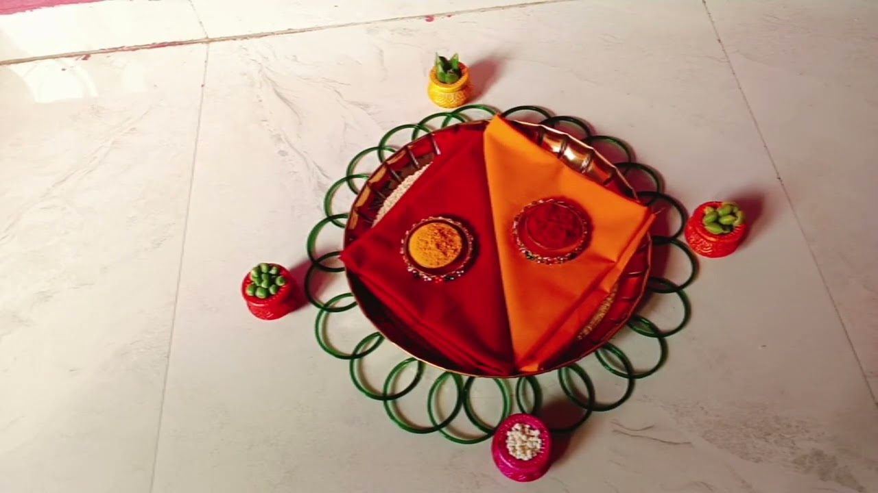 Haldi Kumkum Decoration|हळदी कुंकू सजावट|