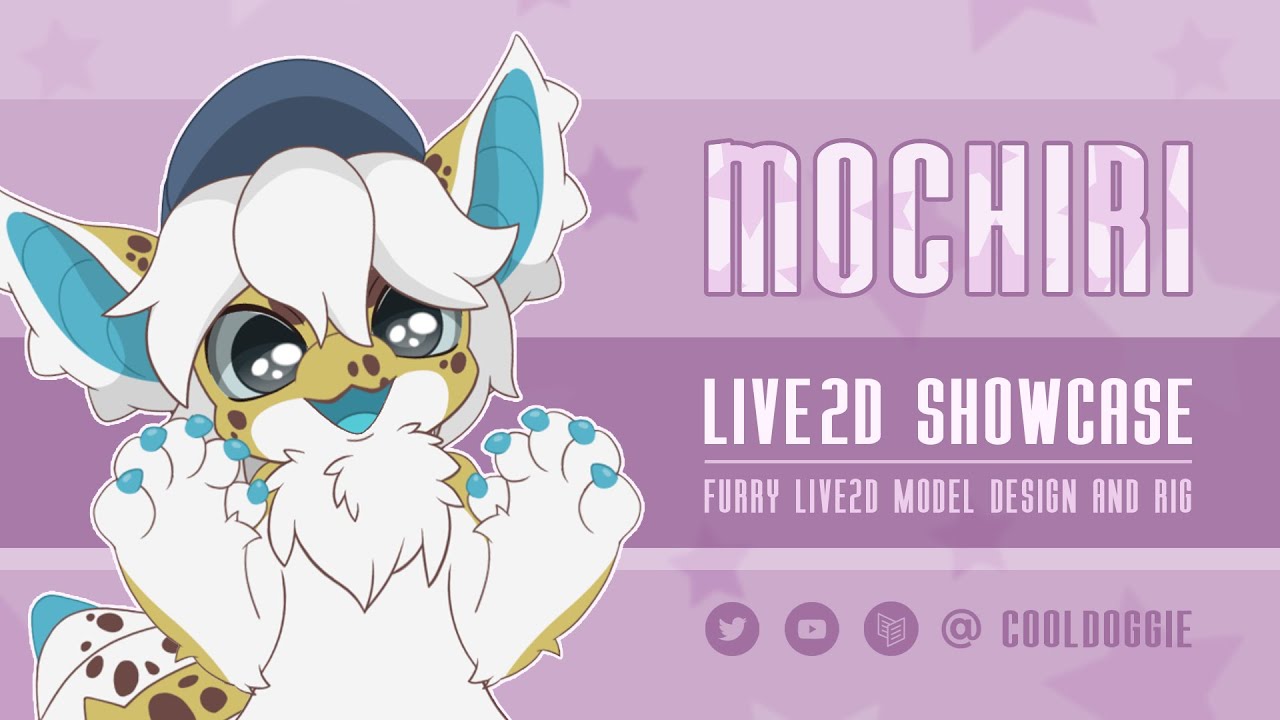 Live2D Showcase: Mochiri [Furry VTuber]