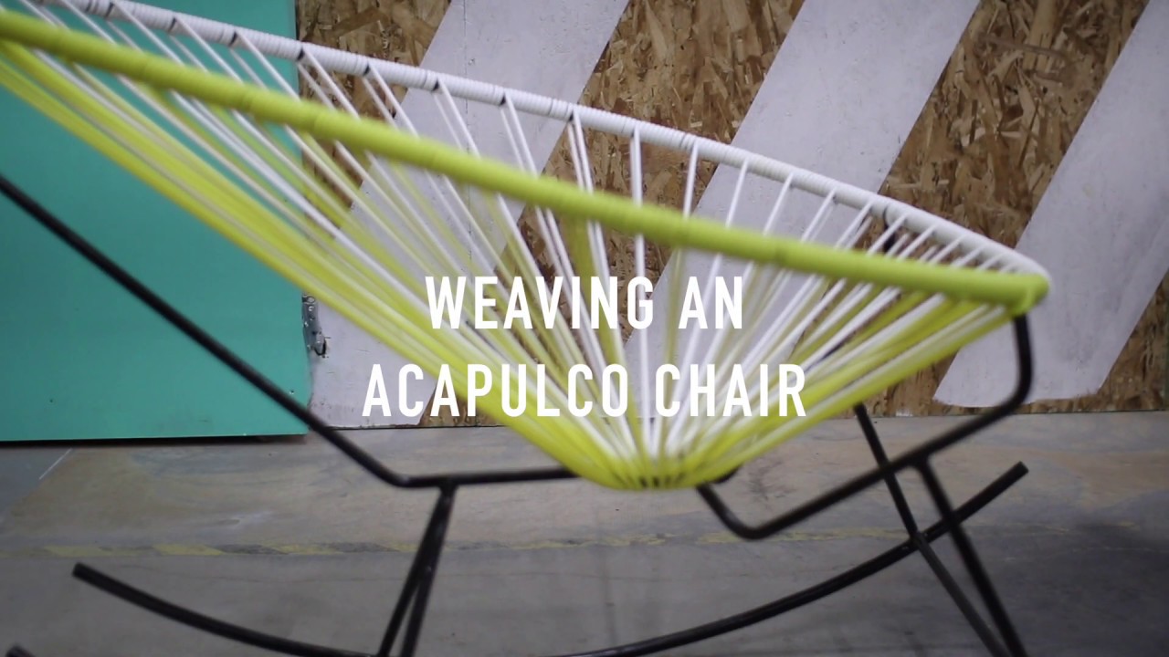 Weaving an Acapulco Chair