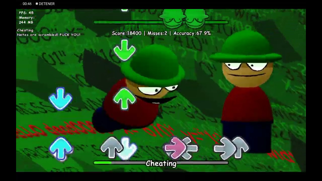 Cheating but expunged cheated himself