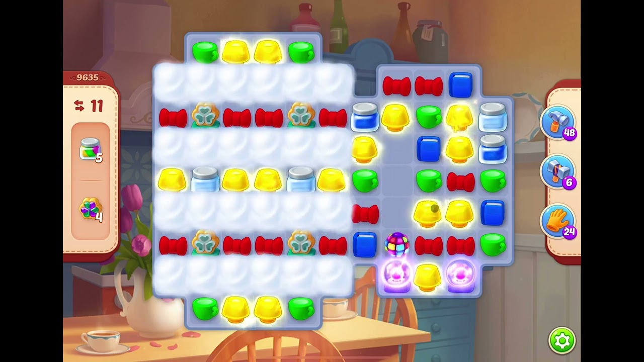 HomeScapes Level 9635 no boosters (9685 for other countries)