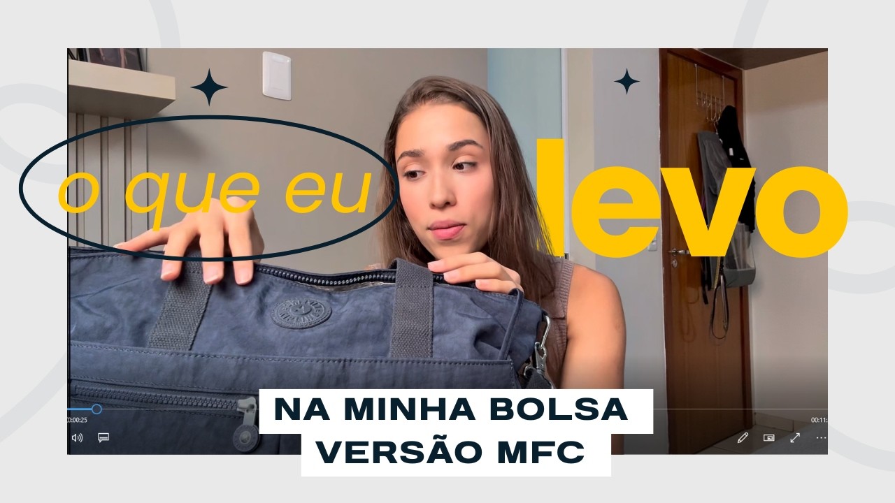 O QUE EU LEVO NA BOLSA DO INTERNATO | VERSÃO MFC