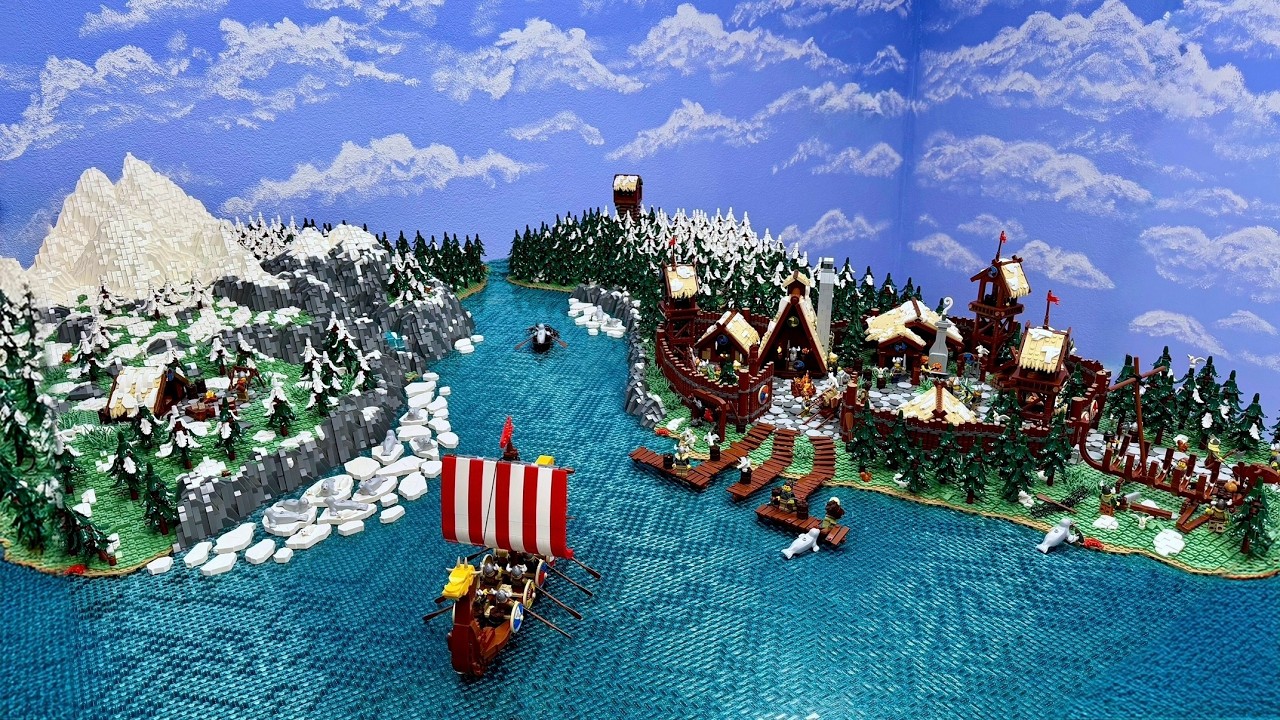 Angriff auf das Dorf! - LEGO Wikinger Teil 2.
