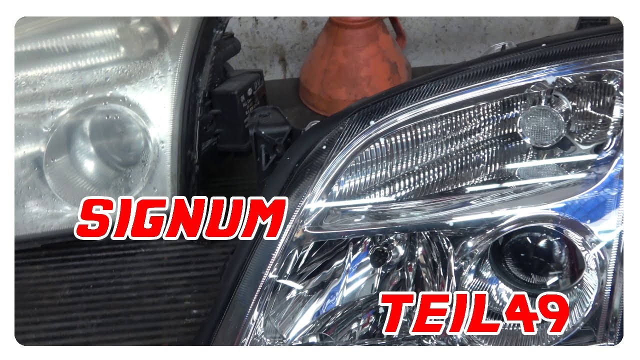 2003er Opel Signum 3.2 V6 - Teil 49 : Neuer Xenon Scheinwerfer für Sigi