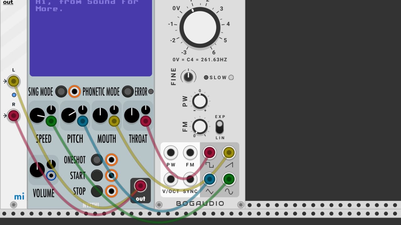 miRack - Tutorial: Let&rsquo;s have fun with the Sam module