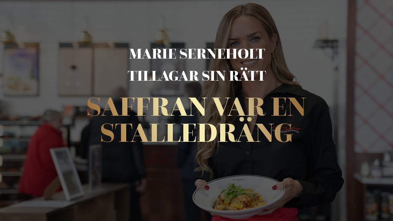 Marie Serneholt tillagar sin månadens rätt 