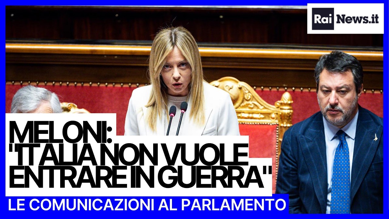 Meloni al Senato: 