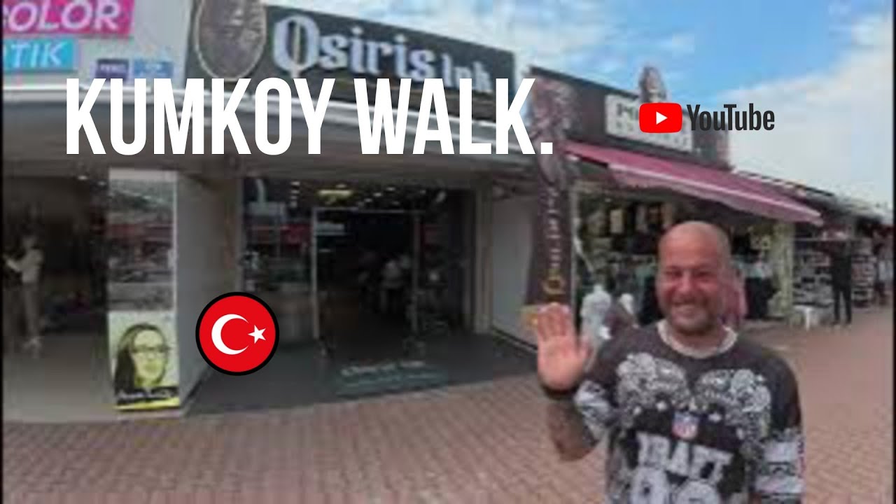 Kumkoy, Antalya Türkiye walk.