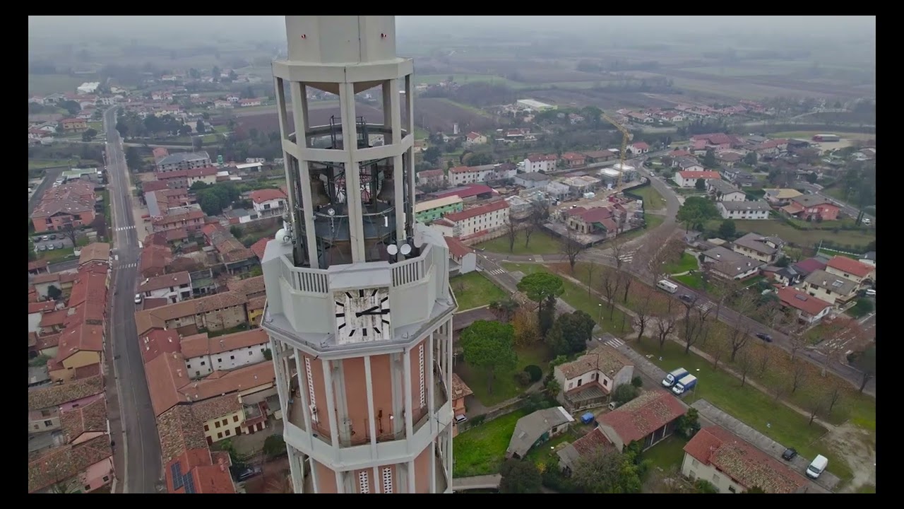 Mortegliano e il suo campanile,piu alto in Italia