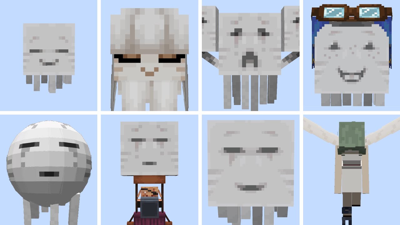 ALL TYPE GHAST IN MINECRAFT