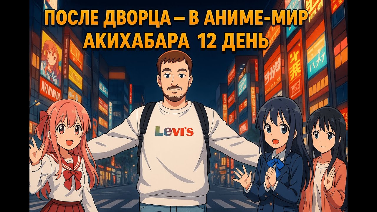 Прошлись по району с аниме и не только. Акихабара. 12 день