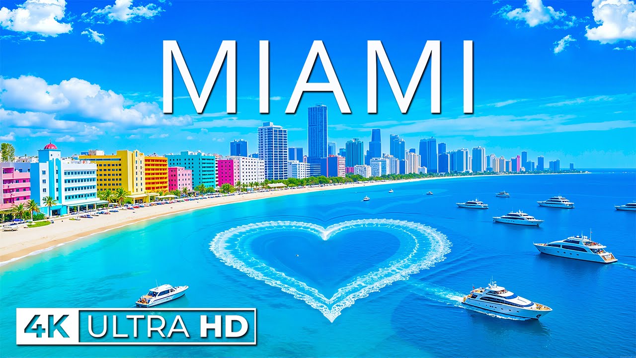 [4K] Miami 2026 🇺🇸 | South Beach Skyline, Turquoise Coast & Deep House Escape