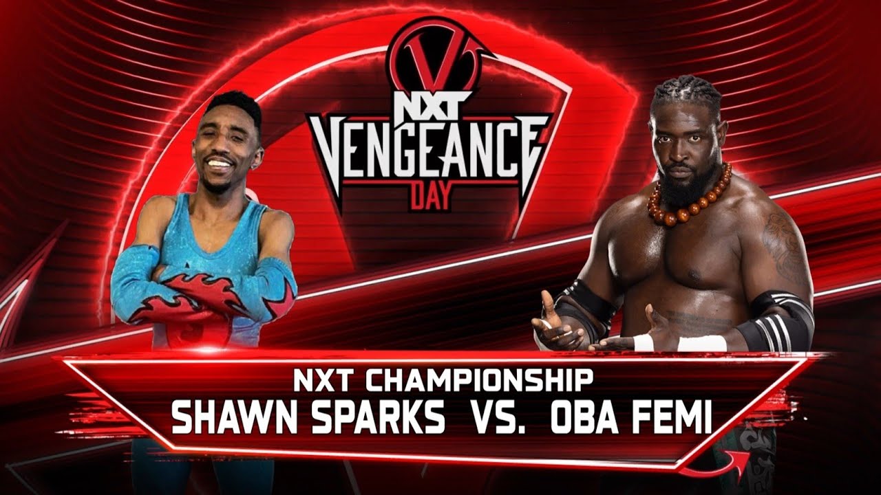 Shawn Sparks vs. Oba Femi | NXT Vengeance Day | WWE 2K25 Universe #ps5
