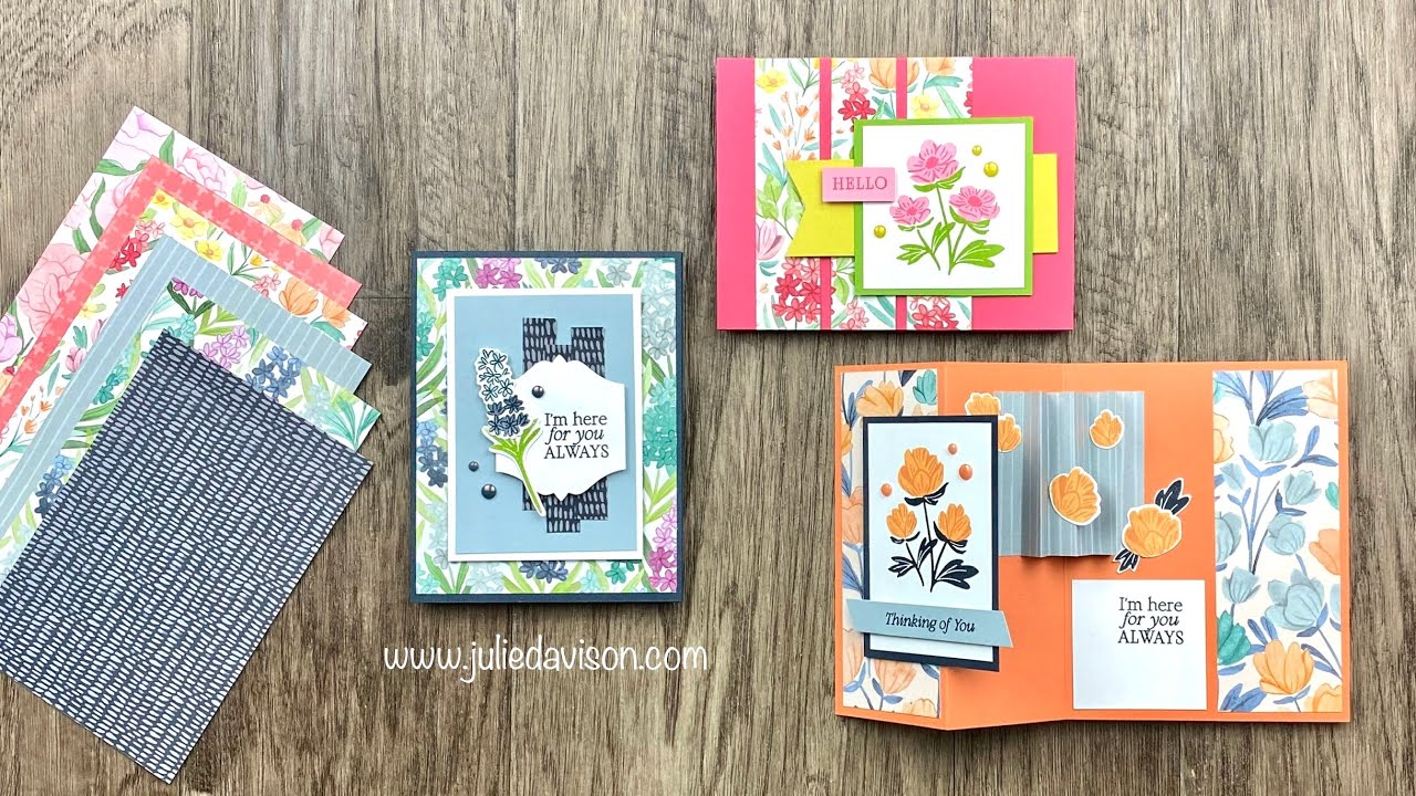 FREE Class! 3 Stampin' Up! Florals in Bloom Card Ideas | May 2025 Bonus Project Kit